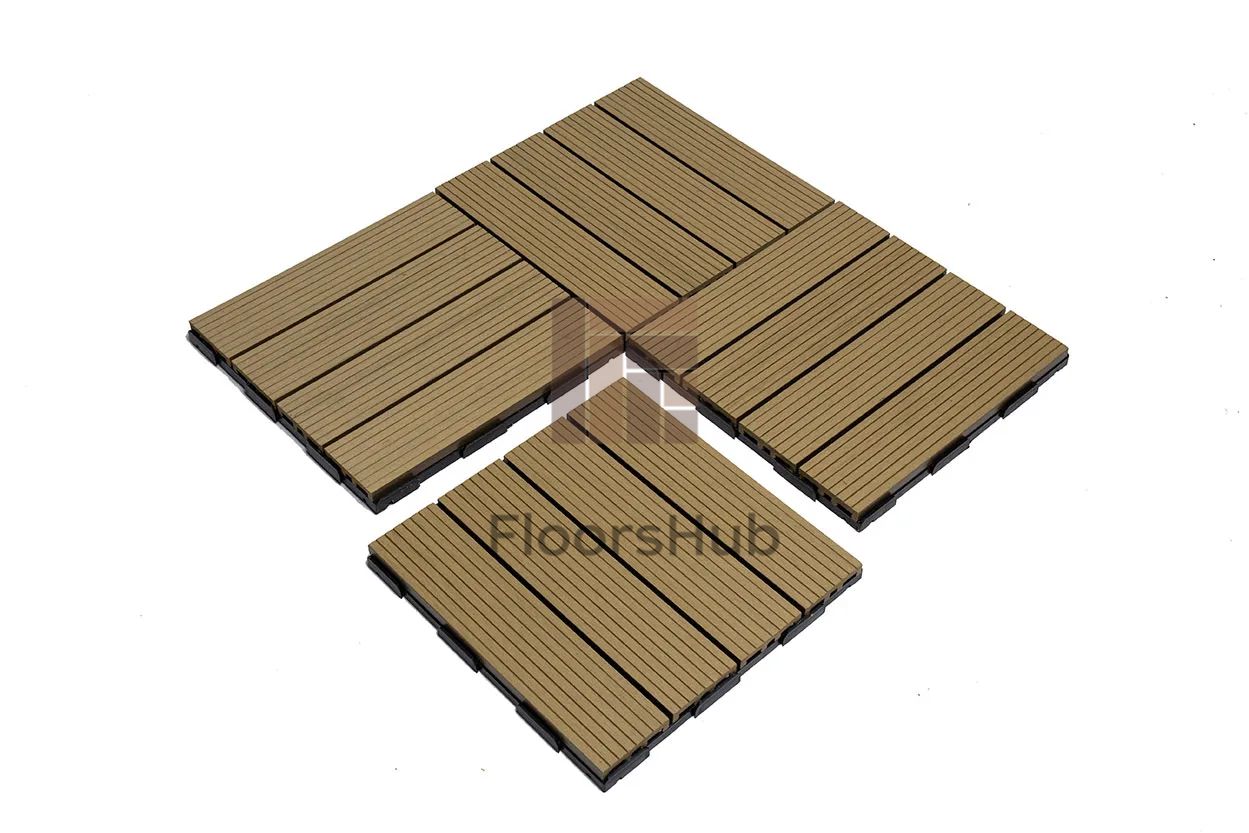 WPC Maple Decking Tiles