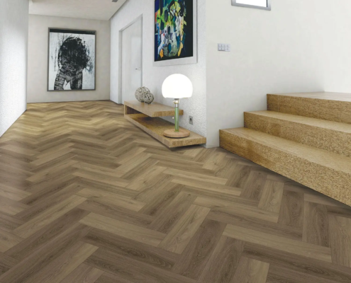 Engineered Pure Hardwood Herringbone Flooring Dubai